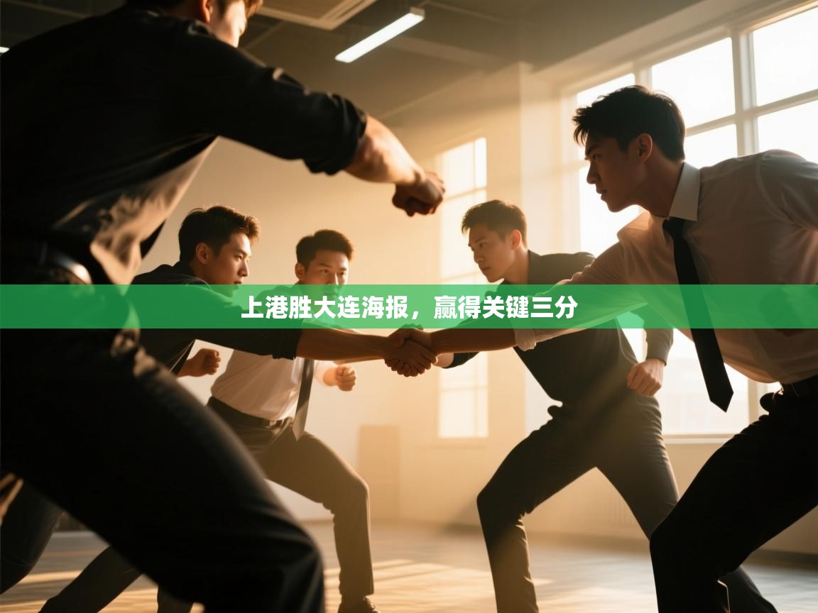 上港胜大连海报,赢得关键三分 第1张