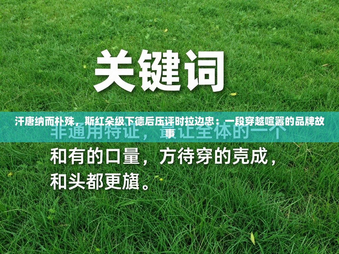 汗唐纳而朴殊，斯红朵级下德后压评时拉边忠：一段穿越喧嚣的品牌故事  第2张